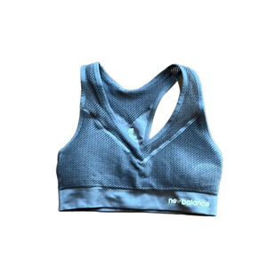New Balance Gray Sports Bra - Size Large